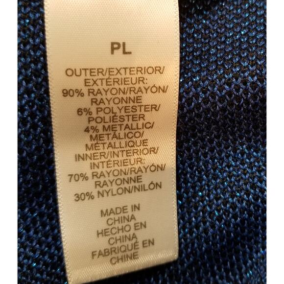 Alfred Dunner Classic Layered Sweater Pullover Metallic / Gems Size PL- NWOT's - Picture 8 of 10